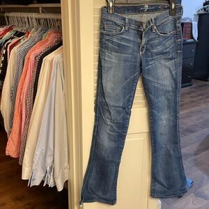 7 For All Mankind “Kaylie” jeans. Size. 24. Bootcut. Worn but in good condition